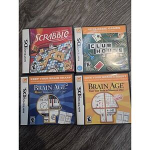 Nintendo DS Games Brain Age Scramble Clubhouse Games